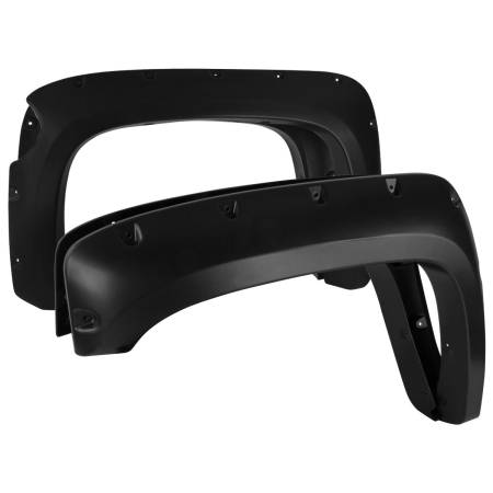 Spec'D Tuning Products - Spec-D 2014-2018 Chevrolet Silverado 2500HD/3500HD Short Bed Smooth Rivet Style Fender Flares