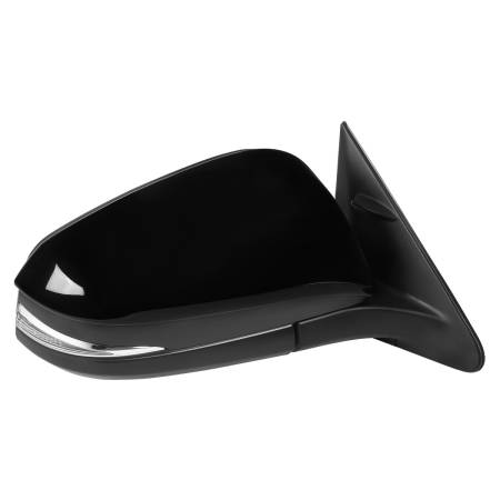 Spec'D Tuning Products - Spec-D 2014-2016 Toyota Highlander Glossy Black 5-Pin Power Adjustable Side Mirror w/ LED Turn Signal Light - Passenger Side Only