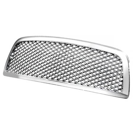 Spec'D Tuning Products - Spec-D 2009-2012 Dodge RAM 1500 Chrome ABS Honeycomb Mesh Grille