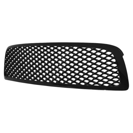 Spec'D Tuning Products - Spec-D 2009-2012 Dodge RAM 1500 Glossy Black ABS Honeycomb Mesh Grille