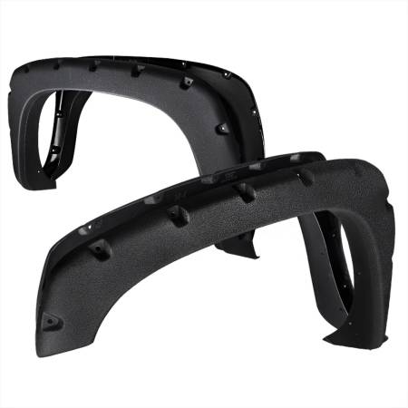 Spec'D Tuning Products - Spec-D 1999-2007 Chevrolet Silverado/ 1999-2006 GMC Sierra Textured Rivet Style Fender Flares