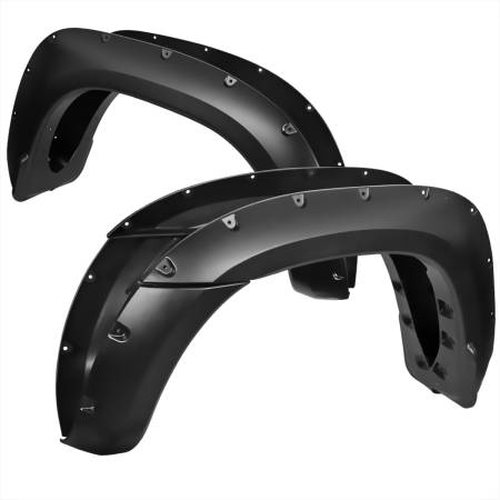Spec'D Tuning Products - Spec-D 2005-2011 Toyota Tacoma Fleetside 6" Long Bed Smooth Rivet Style Fender Flares