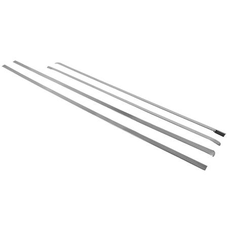Spec'D Tuning Products - Spec-D 2007-2009 Chevrolet Avalanche/Suburban Stainless Steel Side Door Trim Set - 4PC