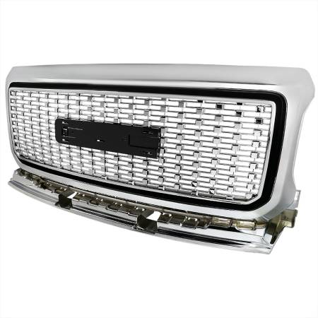 Spec'D Tuning Products - Spec-D 2015-2018 GMC Canyon Chrome ABS Replacement Grille