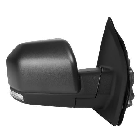 Spec'D Tuning Products - Spec-D 2015-2018 Ford F-150 Black Power Adjustable & Heated Side Mirror w/ LED Turn Signal Light - Passenger Side Only