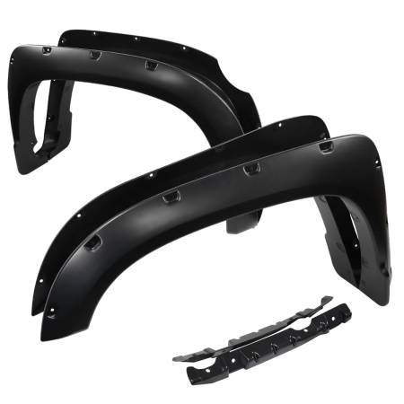 Spec'D Tuning Products - Spec-D 2014-2018 Toyota Tundra Smooth Rivet Style Fender Flares
