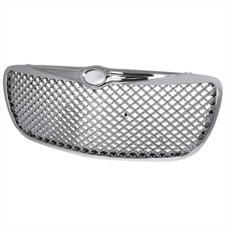 Spec'D Tuning Products - Spec-D 2004-2006 Chrysler Sebring Convertible/Sedan Chrome ABS Bently Style Mesh Grille