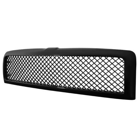 Spec'D Tuning Products - Spec-D 1994-2002 Dodge RAM Glossy Black ABS Honeycomb Mesh Grille
