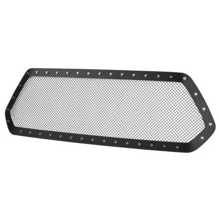 Spec'D Tuning Products - Spec-D 2016-2018 Toyota Tacoma Rivet Style Black Stainless Steel Mesh Grille Insert
