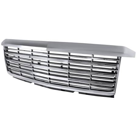 Spec'D Tuning Products - Spec-D 2015-2018 Chevrolet Silverado 2500/3500 Chrome ABS Grille