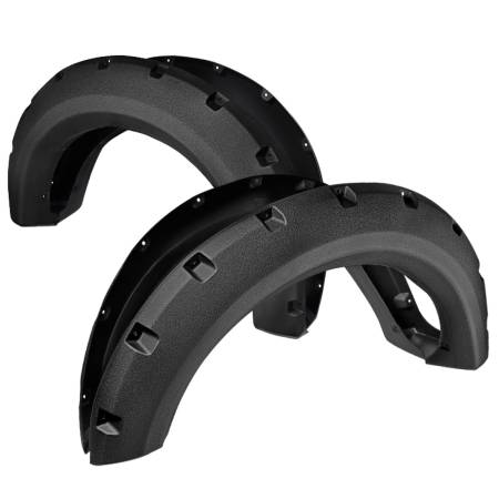 Spec'D Tuning Products - Spec-D 2009-2014 Ford F-150 Styleside Textured Rivet Style Fender Flares
