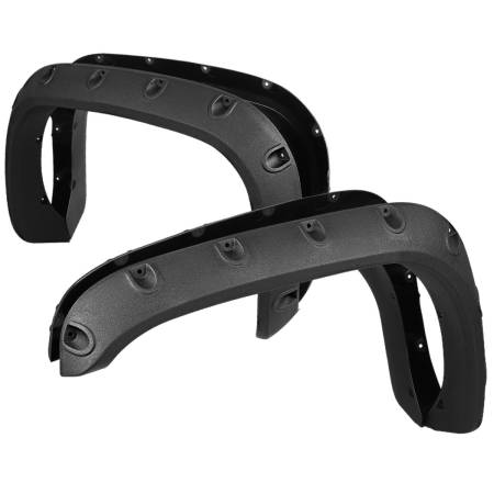 Spec'D Tuning Products - Spec-D 1994-2001 Dodge RAM 1500 2500 3500 Textured Rivet Style Fender Flares