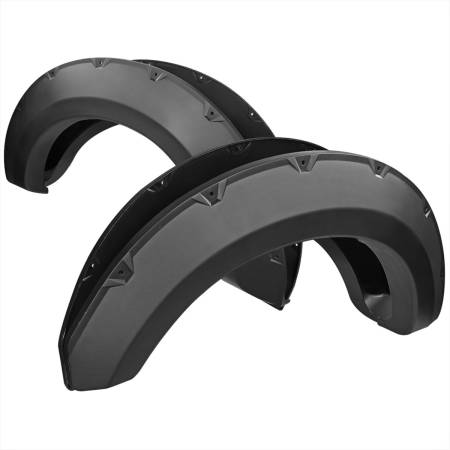 Spec'D Tuning Products - Spec-D 2017-2021 Ford F-250/F-350/F-450/F-550 Super Duty Rivet Style Fender Flares