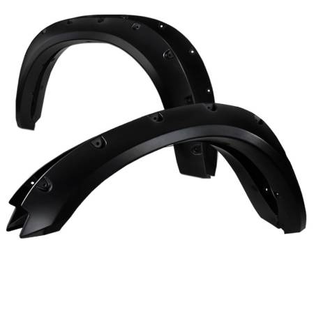 Spec'D Tuning Products - Spec-D 2009-2018 Dodge RAM 1500 / 2019-2021 RAM Classic Fleetside Smooth Rivet Style Fender Flares