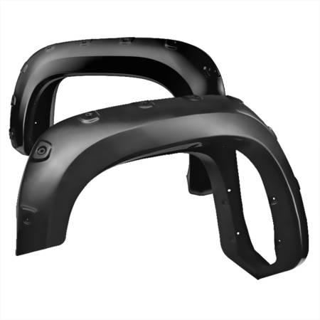 Spec'D Tuning Products - Spec-D 2007-2013 GMC Sierra 1500 Matte Black Polypropylene Fender Flares