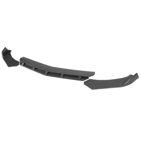 Spec'D Tuning Products - Spec-D Universal Matte Black Polypropylene 3PC Front Bumper Lip Set
