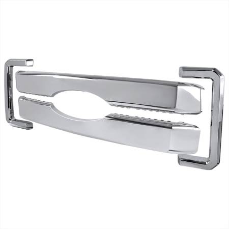 Spec'D Tuning Products - Spec-D 2011-2016 Ford F-250/F-350/F-450/F-550 SuperDuty Chrome ABS Grille Overlay