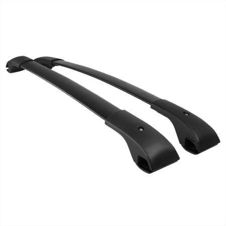 Spec'D Tuning Products - Spec-D 2010-2017 Subaru Impreza Sport/XV Crosstrek Black Powder Coated Aluminium Roof Rack Cross Bars