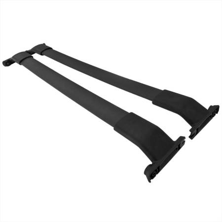 Spec'D Tuning Products - Spec-D 2013-2016 Mazda CX-5 Black Powder Coated Aluminum Roof Rack Cross Bars