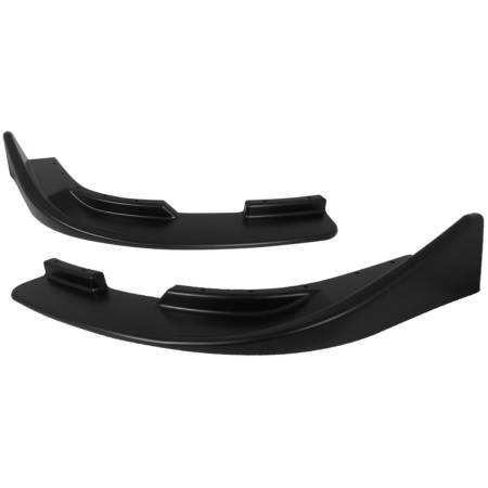 Spec'D Tuning Products - Spec-D Universal Matte Black Polypropylene Front Bumper Lip Splitters