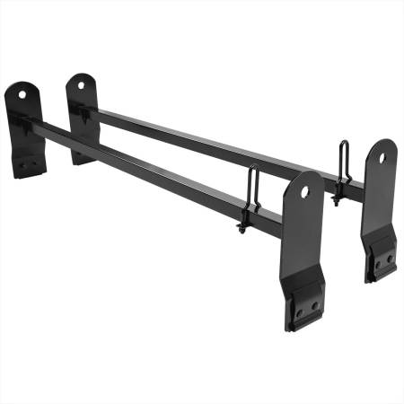Spec'D Tuning Products - Spec-D 2003-2017 Chevrolet Express/ GMC Savana/ Ford E Series Glossy Black Roof Rack Ladder Rack Bars
