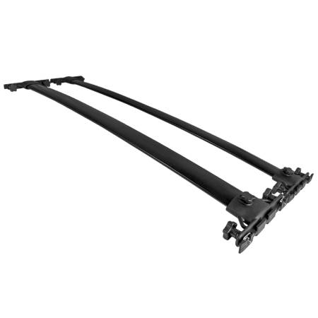 Spec'D Tuning Products - Spec-D 2008-2013 Toyota Highlander Black Powder Coated Aluminum Roof Rack Cross Bars