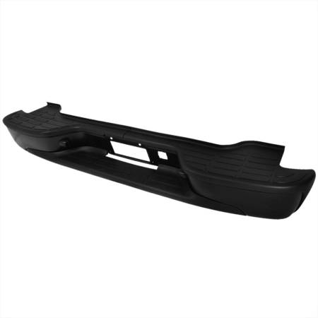 Spec'D Tuning Products - Spec-D 2000-2006 Chevrolet Suburban/Tahoe GMC Yukon/Yukon XL Black Stainless Steel Factory Style Replacement Rear Step Bumper