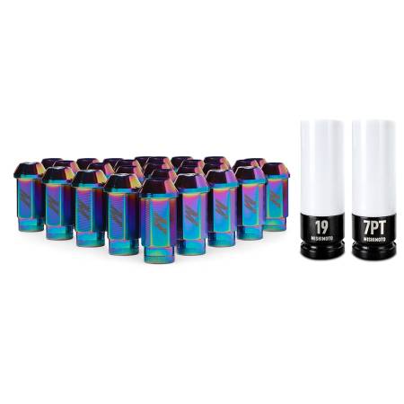 Mishimoto - Mishimoto Aluminum Locking Lug Nuts M12x1.5 27pc Set Neo Chrome
