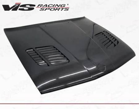 VIS Racing - VIS Racing Carbon Fiber Hood GTR Style for BMW 3 SERIES(E30) 2DR & 4DR 84-91