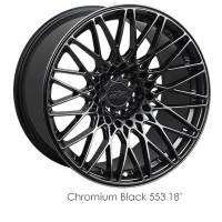 XXR Wheels - XXR Wheel Rim 553 18X8.75 5x100/5x114.3 ET36 73.1CB Chromium Black - Image 1