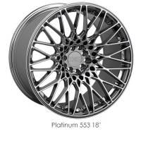 XXR Wheels - XXR Wheel Rim 553 20X10.25 5x114.3/5x120 ET40 73.1CB Platinum - Image 1