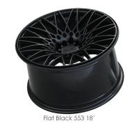 XXR Wheels - XXR Wheel Rim 553 20X10.25 5x112/5x120 ET40 72.56CB Flat Black - Image 2