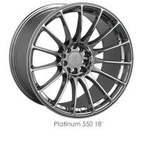 XXR Wheels - XXR Wheel Rim 550 18X9.75 5x100/5x114.3 ET36 73.1CB Platinum - Image 1
