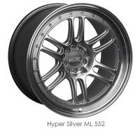 XXR Wheels - XXR Wheel Rim 552 18X8.5 5x100/5x114.3 ET21 73.1CB Hyper Silver / ML - Image 1