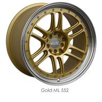 XXR Wheels - XXR Wheel Rim 552 18X10 5x100/5x114.3 ET21 73.1CB Gold / ML - Image 1