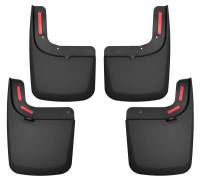 Husky Liners - Husky Liners 17 Ford F-250 Super Duty / F-350 Super Duty Front and Rear Mud Guards (w/ Flares) Black - Image 1