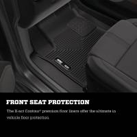Husky Liners - Husky Liners 14-15 Chevy Silverado Double Cab X-Act Contour Black 2nd Row Floor Liners - Image 2