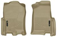 Husky Liners - Husky Liners 07-10 Ford Expedition / Lincoln Navigator WeatherBeater Tan Front Floor Liner - Image 1