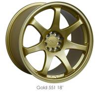 XXR Wheels - XXR Wheel Rim 551 17X8.25 4x100/4x114.3 ET22 73.1CB Gold - Image 1