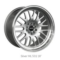 XXR Wheels - XXR Wheel Rim 531 17X9 5x100/5x114.3 ET25 73.1CB Hyper Silver / ML - Image 1