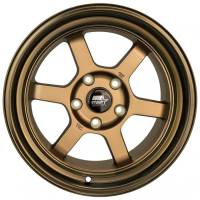 MST Wheels - MST Wheels Rim Time Attack 15x8.0 4x100/4x114.3 ET0 73.1CB Matte Bronze w/Bronze Machined Lip - Image 2