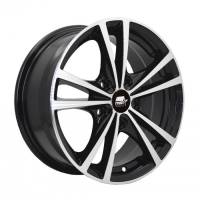 MST Wheels - MST Wheels Rim Saber 17x7.0 5x100 ET45 72.69CB Glossy Black w/Machined Face - Image 3