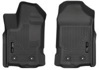 Husky Liners - Husky Liners 2019 Ford Ranger SuperCrew Cab & SuperCab WeatherBeater Black Floor Liners - Image 1