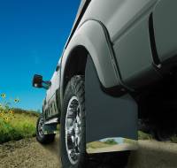 Husky Liners - Husky Liners Universal 12in Wide Black Rubber Front Mud Flaps w/ Black Weight - Image 3