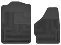 Husky Liners - Husky Liners 08-10 Ford F-250/F-350/F-450 SuperDuty Heavy Duty Black Front Floor Mats - Image 1