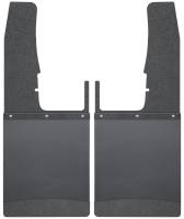 Husky Liners - Husky Liners 09-16 Dodge Ram 1500/2500/3500 12in W Black Top & Weight Kick Back Front Mud Flaps - Image 1