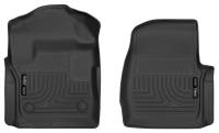 Husky Liners - Husky Liners 2017 Ford F250/F350 Series Standard Cab X-Act Contour Black Floor Liners - Image 1