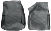 Husky Liners - Husky Liners 00-07 Ford F Series SuperDuty Reg./Super/Super Crew Cab Classic Style Gray Floor Liners - Image 1