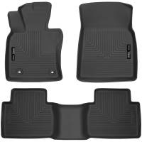 Husky Liners - Husky Liners 2018 Toyota Camry Weatherbeater Black Front & 2nd Seat Floor Liners - Image 1