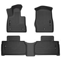 Husky Liners - Husky Liners 2020 Ford Explorer Weatherbeater Black Front & 2nd Seat Floor Liners - Image 1